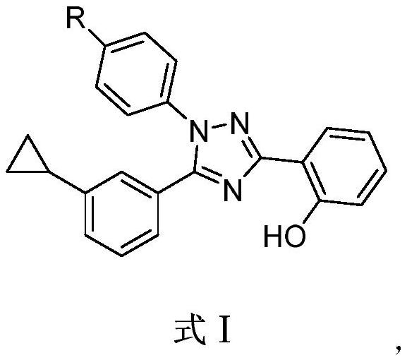 1, 2, 4-triazole derivative compound and application thereof in treating inflammatory bowel disease