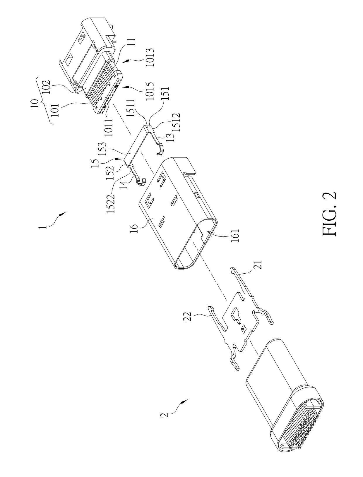 Electrical receptacle connector