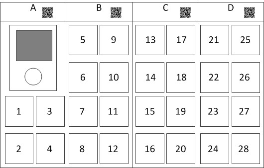 Method and device for accessing parts of smart cabinet, and smart cabinet