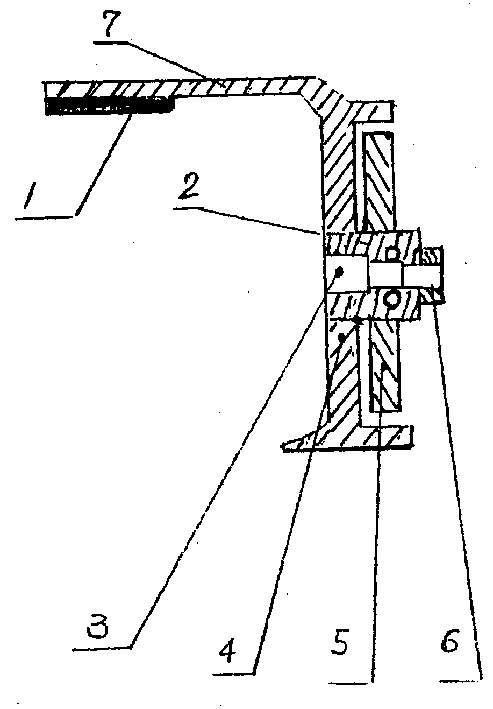 Exhausting device of cabinet air conditioner