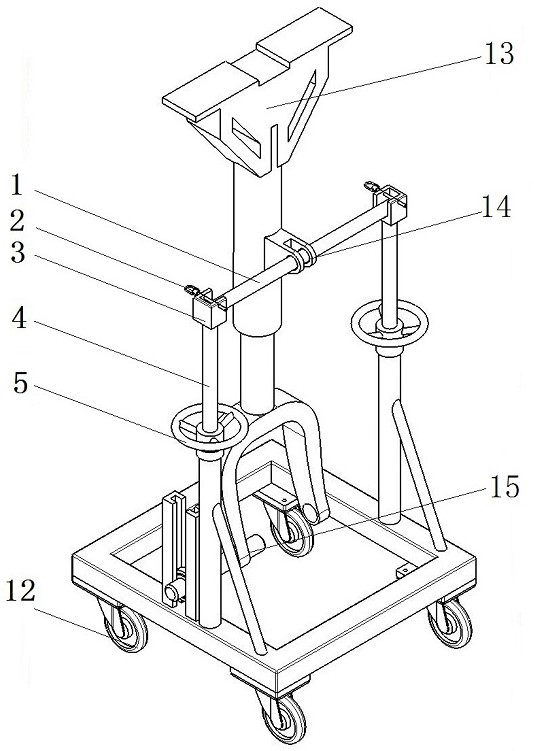 Auxiliary assembly equipment for aircraft nose landing gear strut