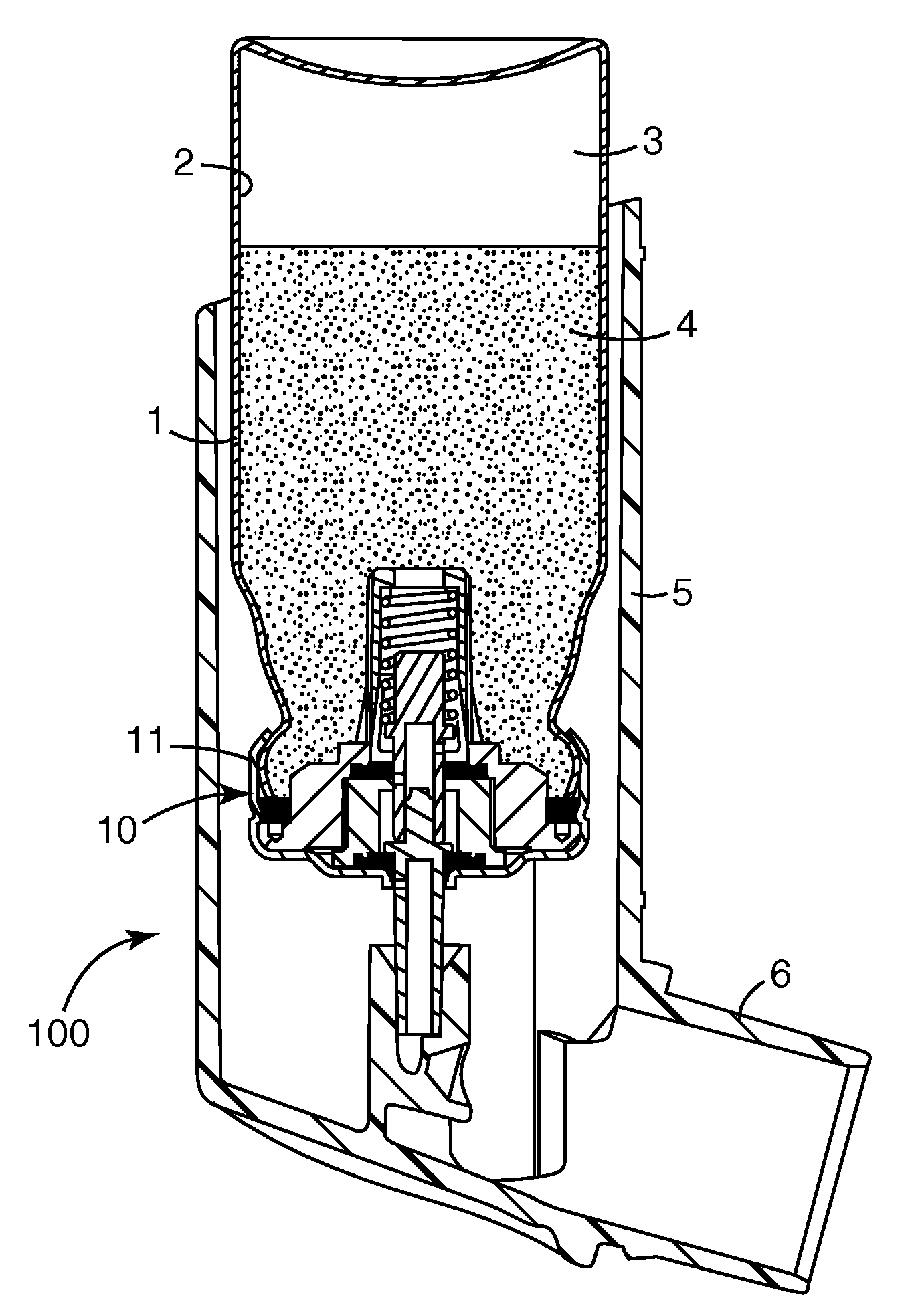 Metered dose valves and dispensers