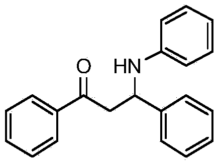 Method for synthesizing beta-amidogen carbonyl compound through poly-aminophenol and titanocene dichloride in heterogeneous catalysis mode