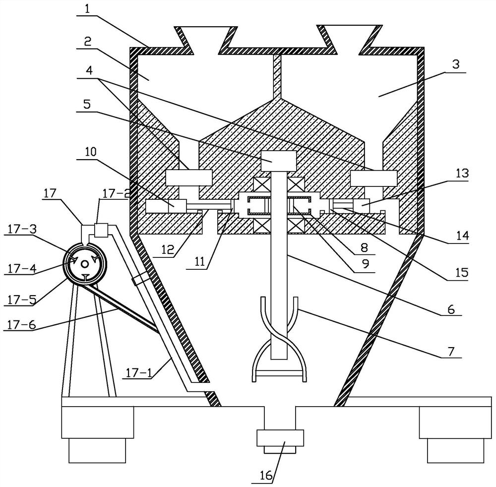 Automatic cable fireproof coating spraying equipment with concentration adjusting mechanism