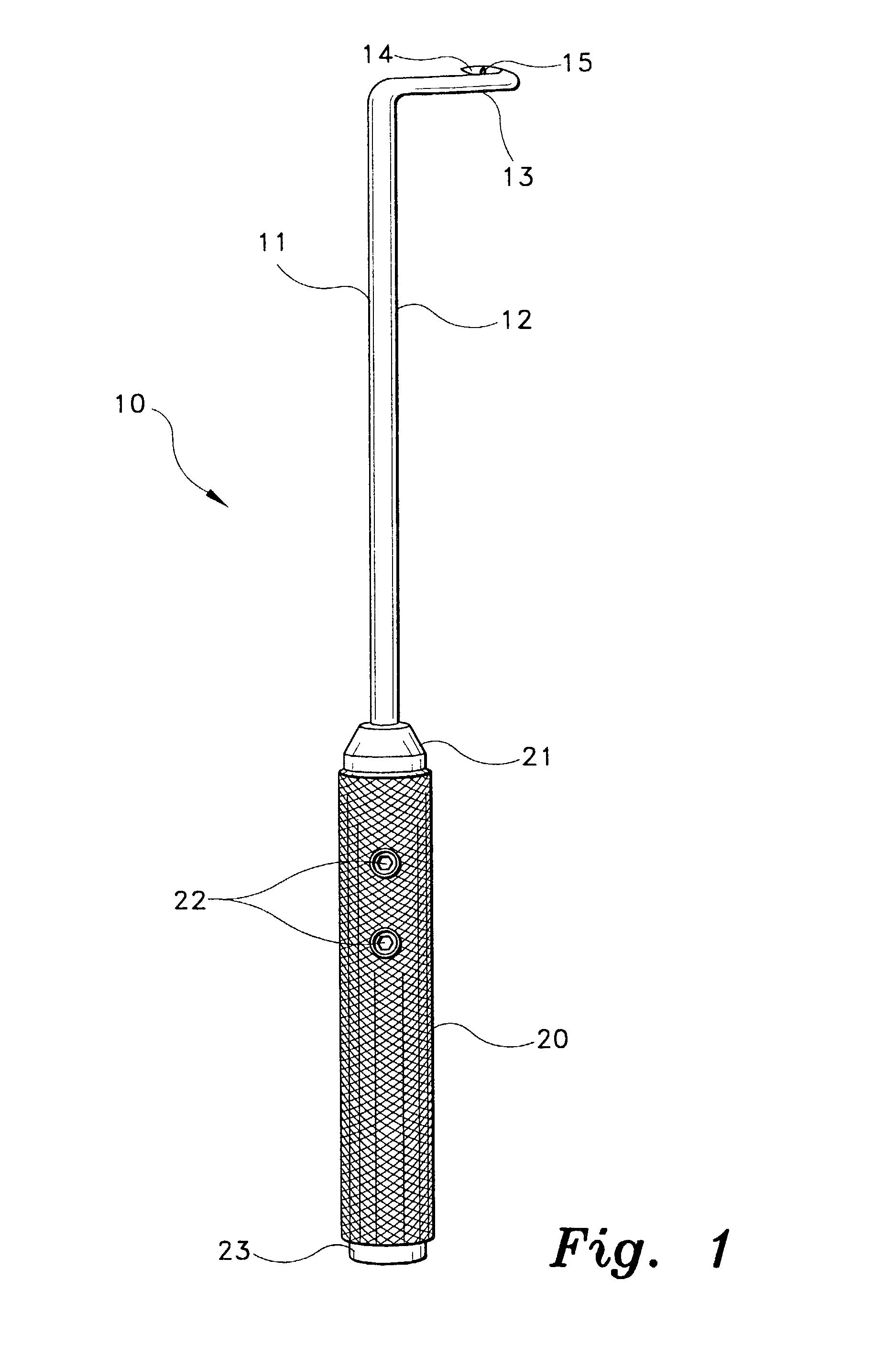 Non-disposable trocar needle and handle