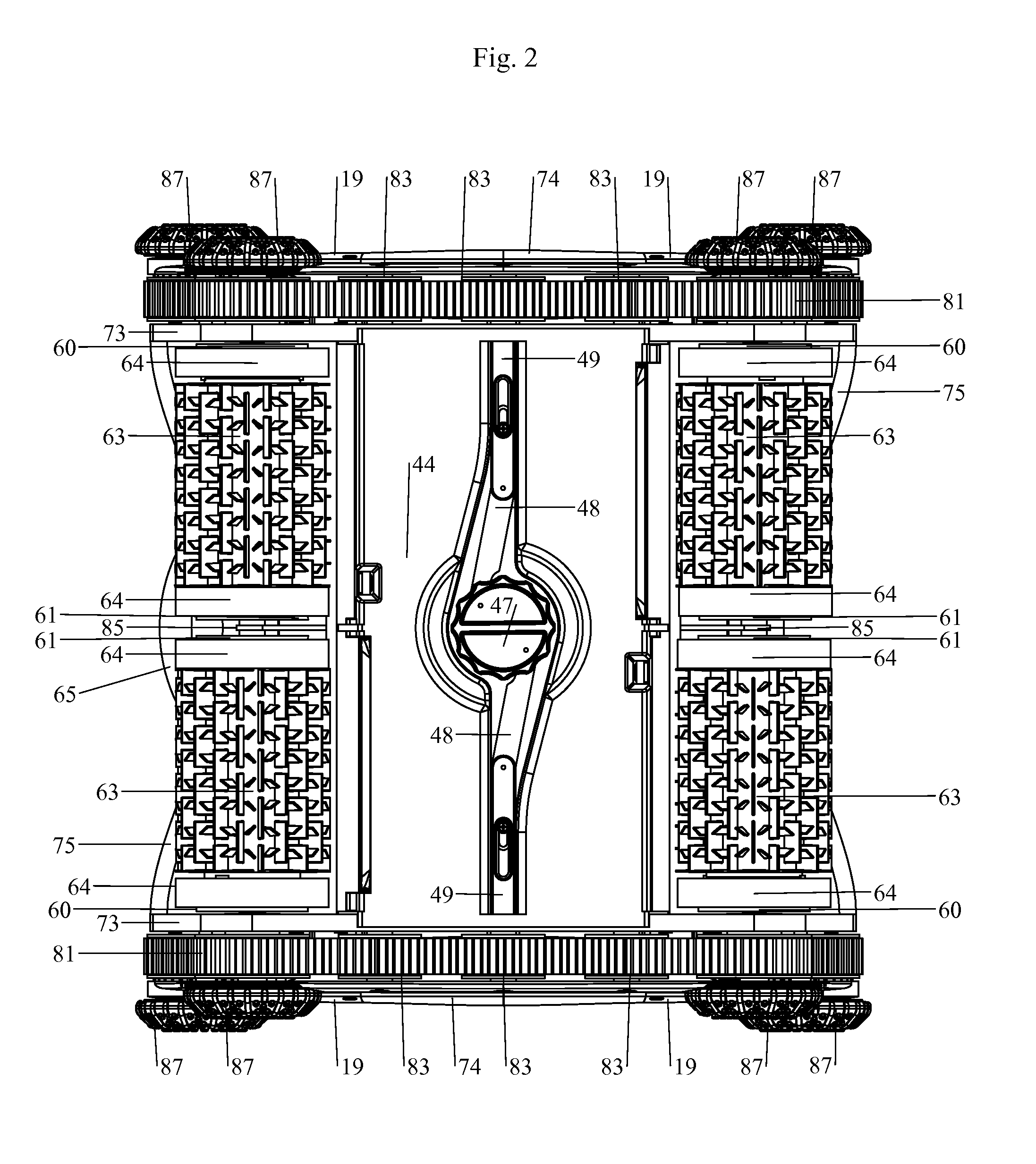 Robotic pool cleaning apparatus