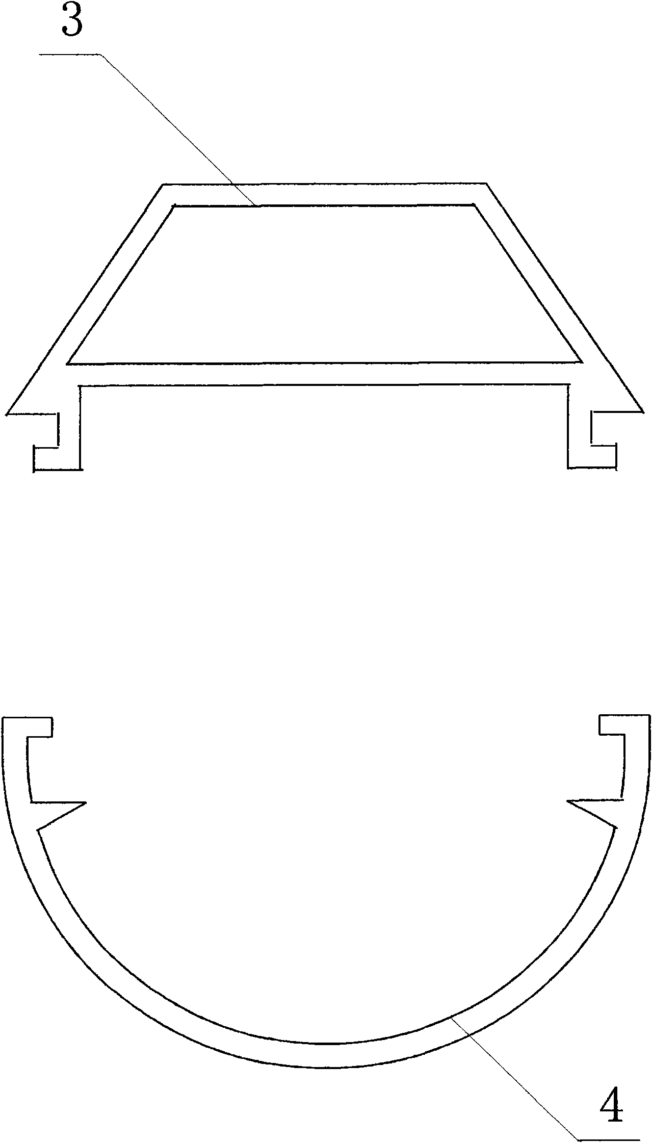 Design scheme for lamp tube body and lamp cap of light emitting diode (LED) fluorescent lamp