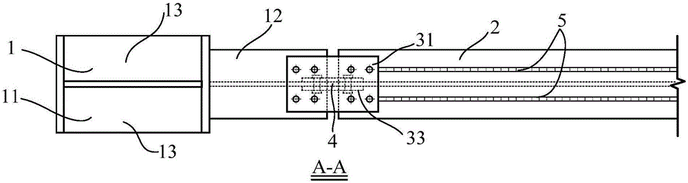 Assembly type steel frame connection node with post-seismic recoverable function