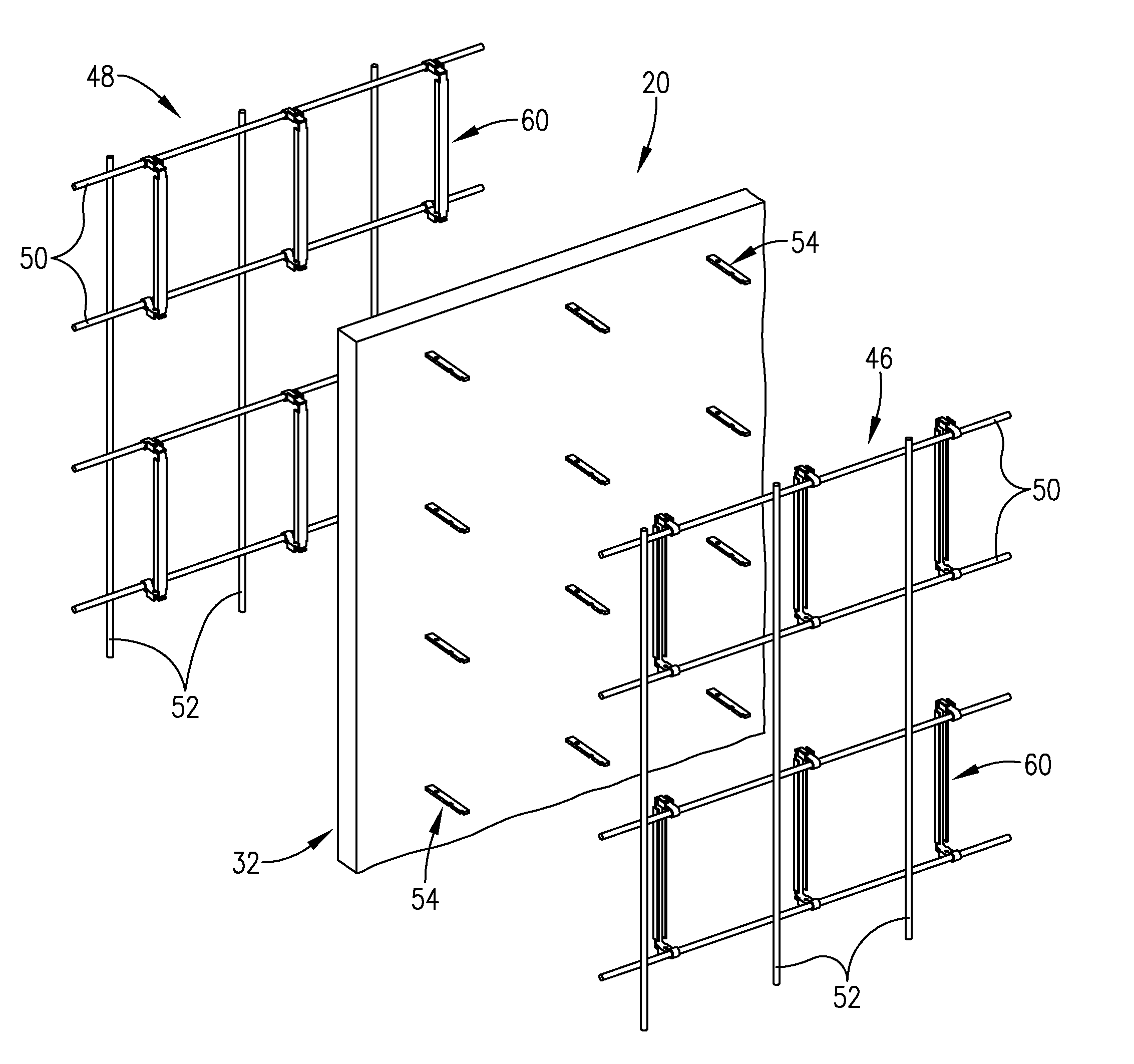 Concrete sandwich wall insert