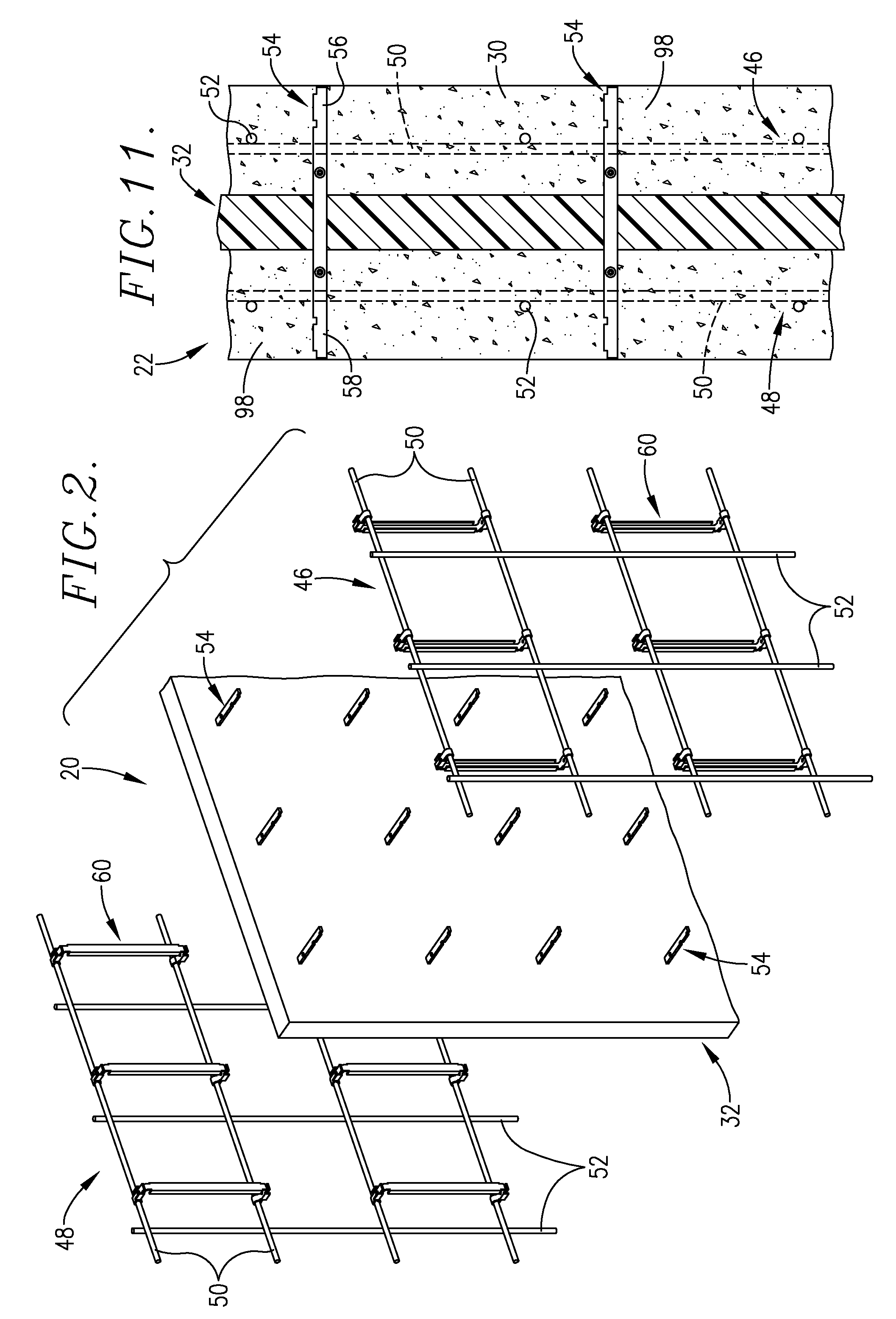 Concrete sandwich wall insert