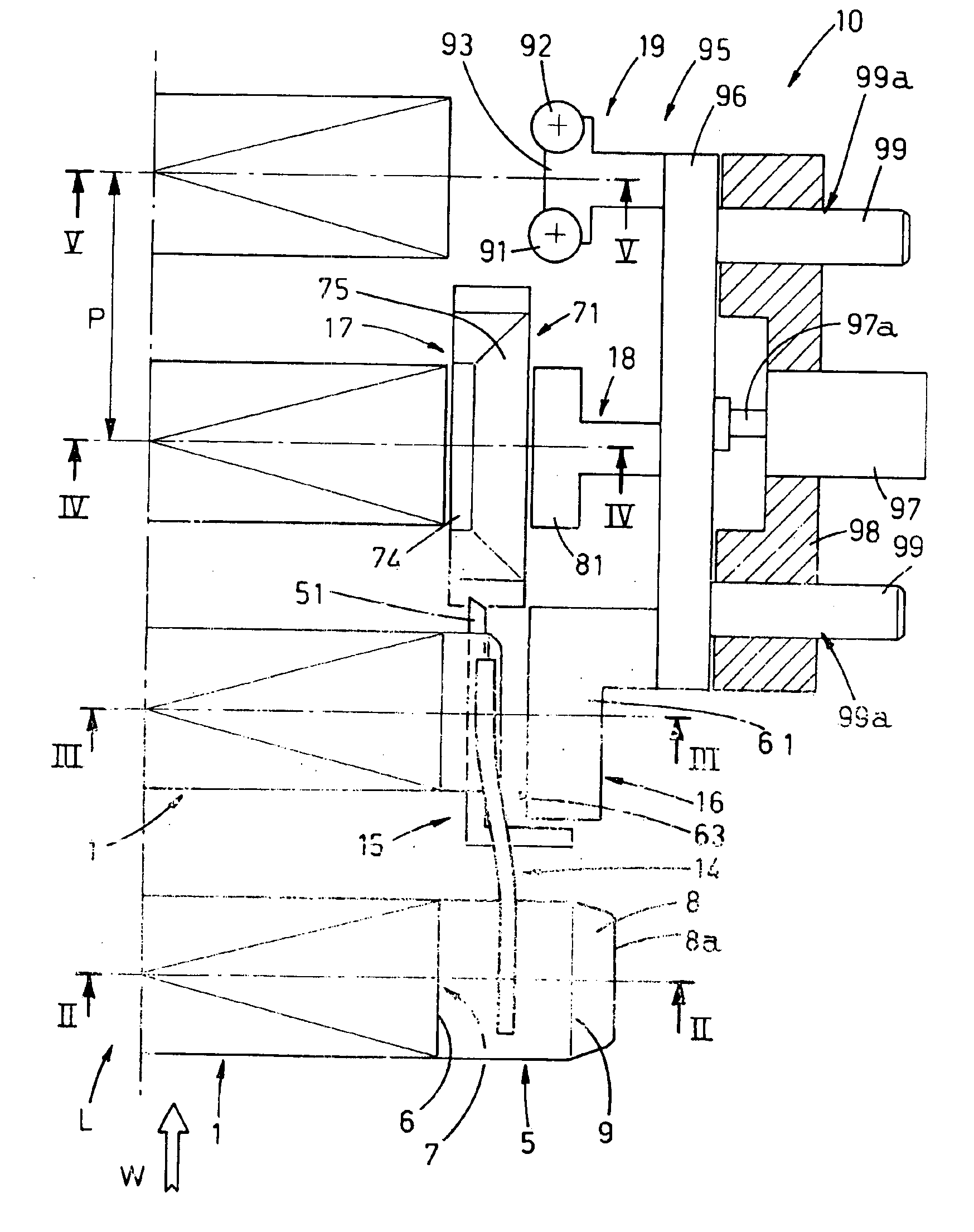 Method and device for closing a box by folding a closing lateral flap