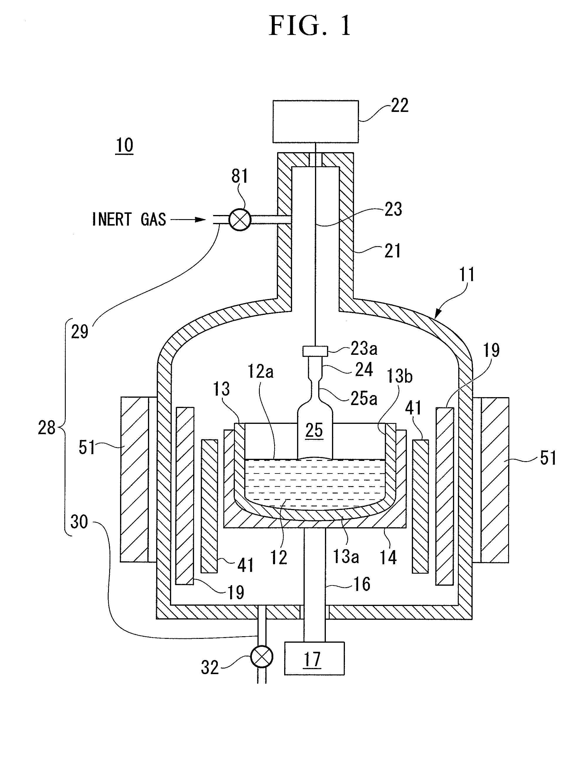 Apparatus for pulling silicon single crystal