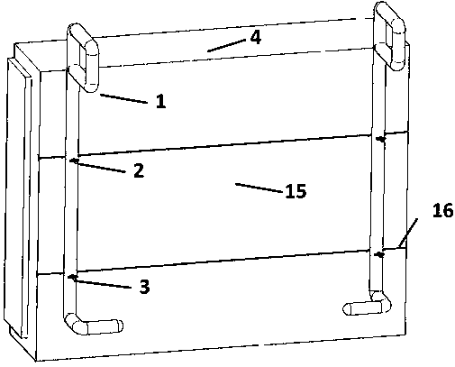 Auxiliary device for installing LNG ship insulating box and using method of auxiliary device