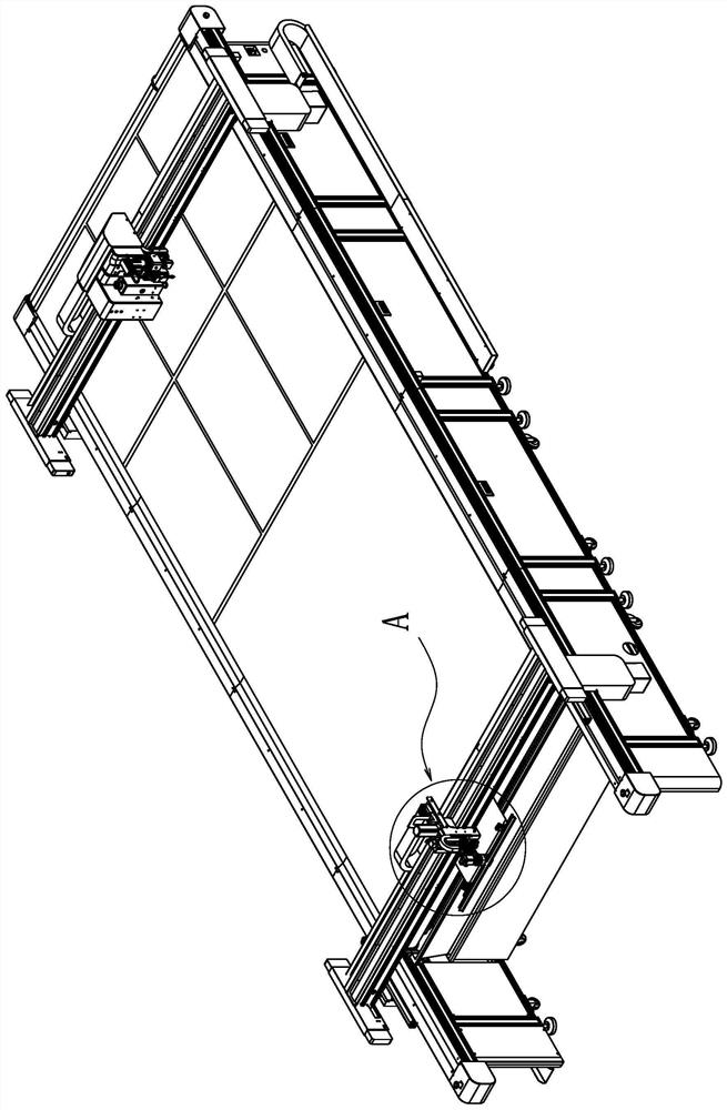 Material collecting device and image-text cutting machine