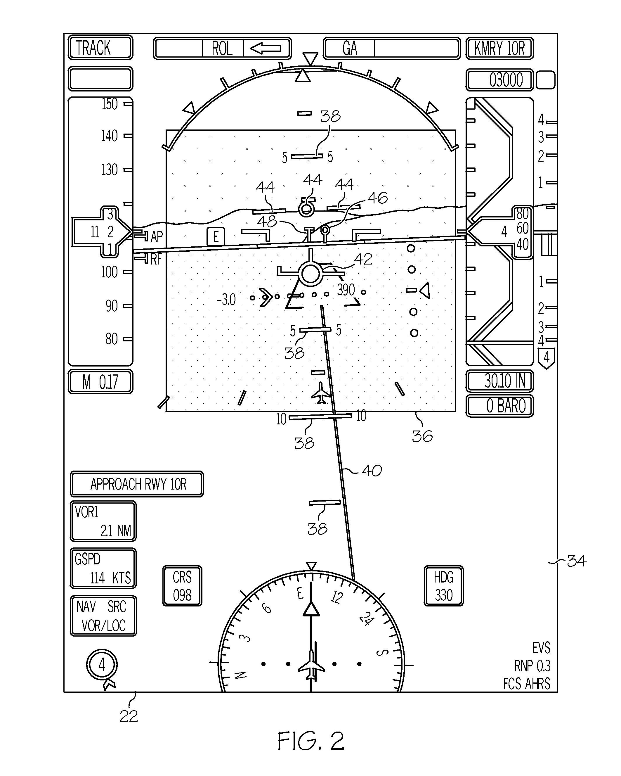 Systems, methods and computer readable media for displaying multiple overlaid images to a pilot of an aircraft during flight