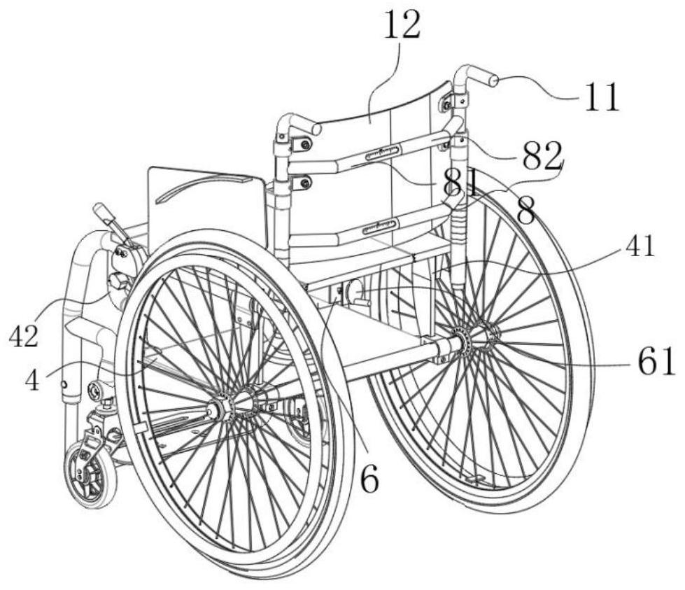 Wheelchair main body with multi-parameter adjustment