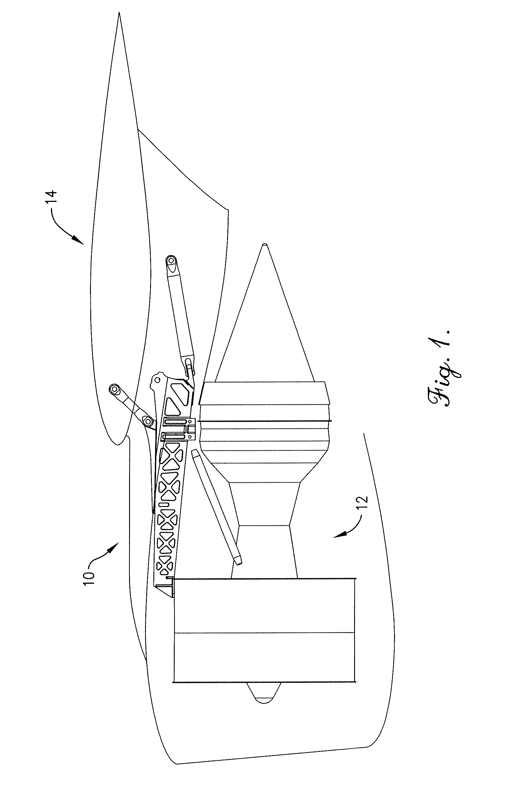 Truss-shaped engine pylon and method of making same