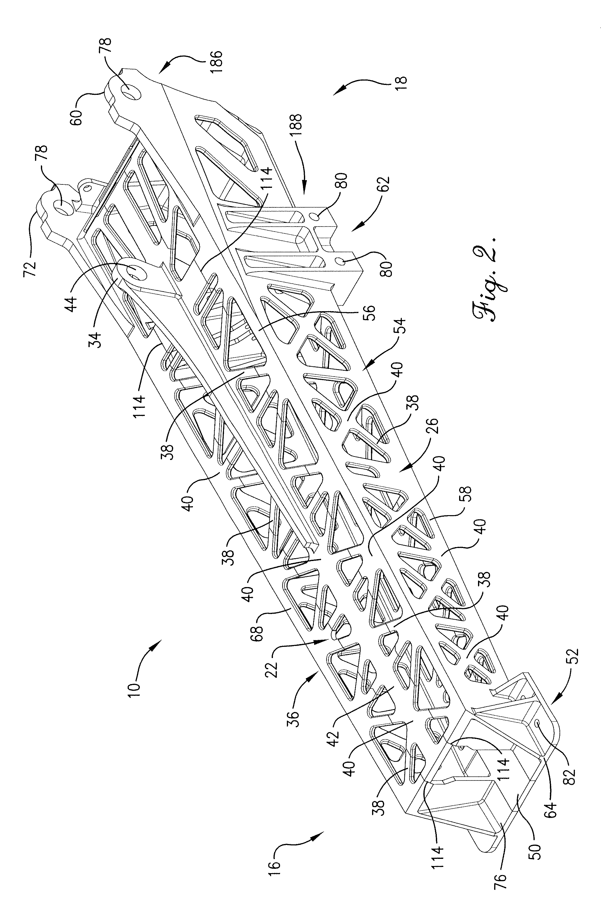 Truss-shaped engine pylon and method of making same