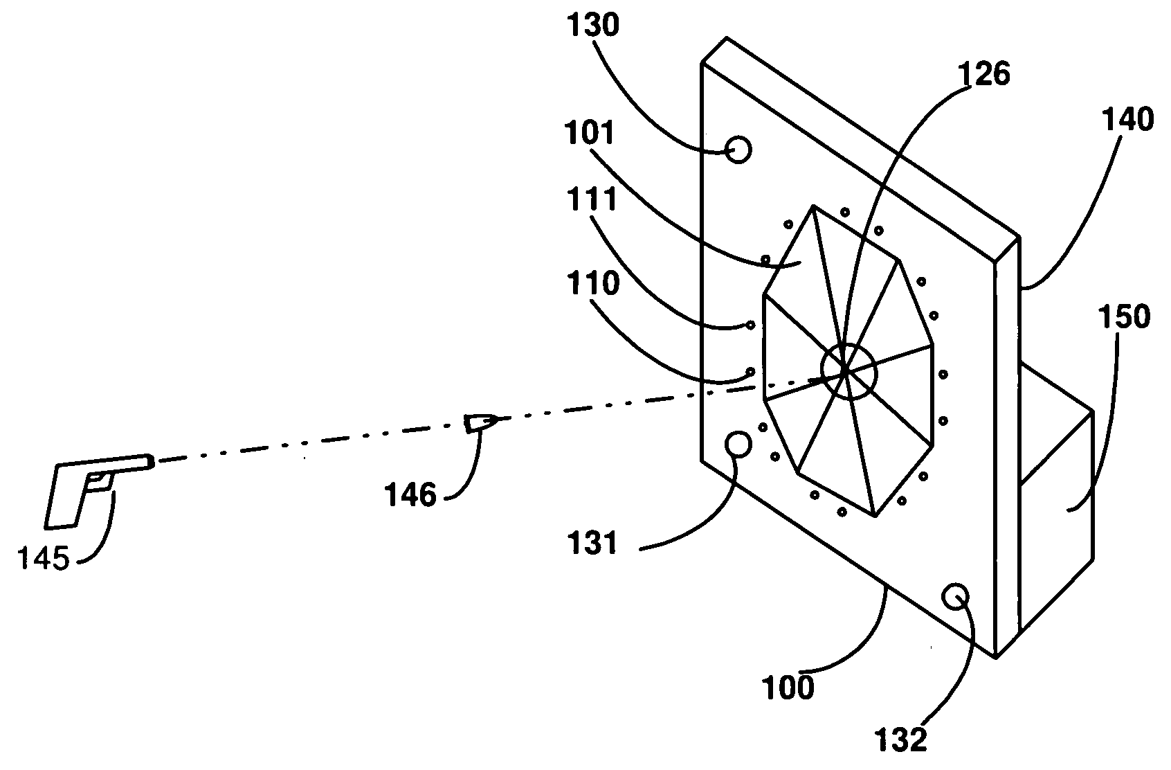 Durable Target Apparatus and Method of On-Target Visual Display