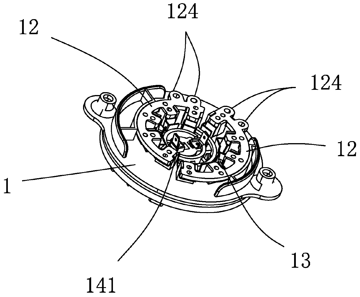 High-current coupler for storage battery car