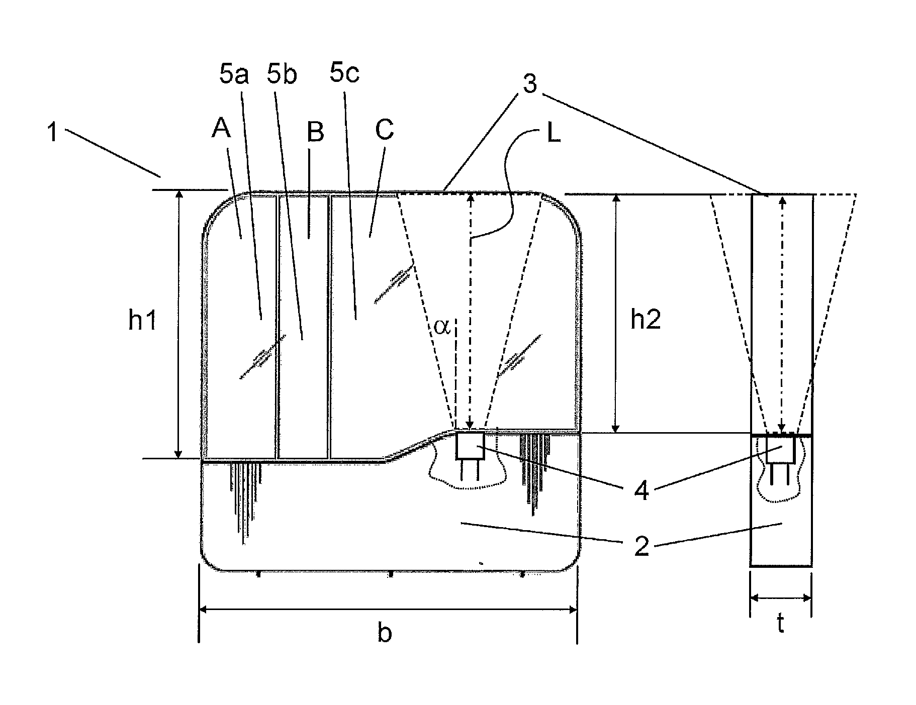 Dosing system for a dishwasher machine