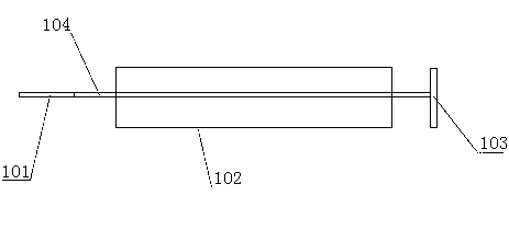 Paraffin texture chip preparation method