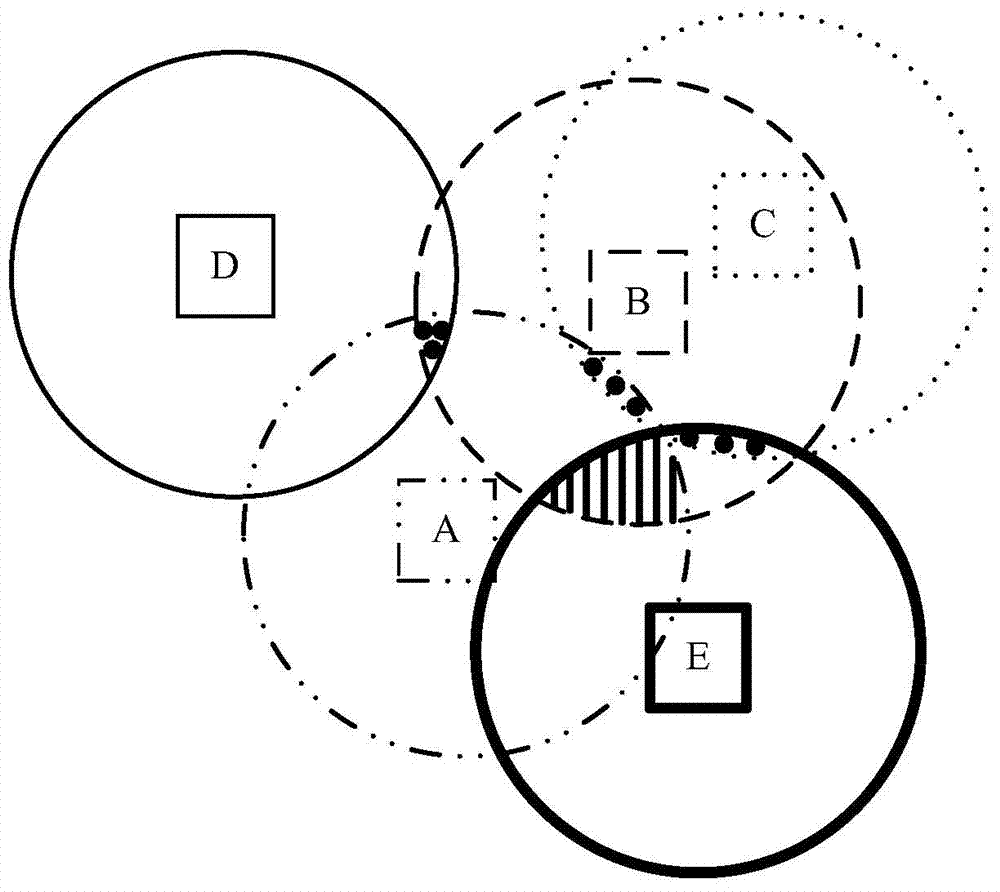 Method and device for locating test point based on indoor road test system