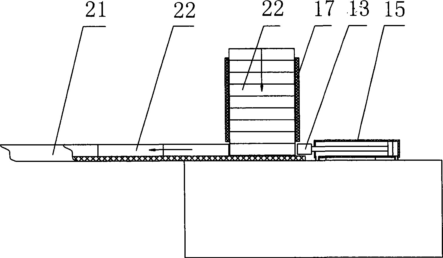 Device for cleaning vanadium-removing copper wire balls