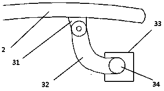 Insertion-type automobile engine hood