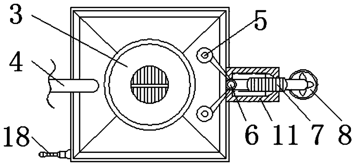 Veterinary medicine material cleaning device capable of preventing epidemic diseases