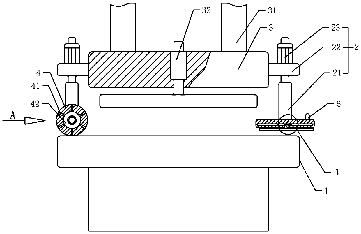 Steel plate straightening device