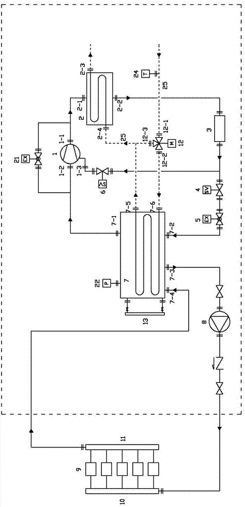 Composite evaporative cooling device with natural cooling function for large-scale equipment