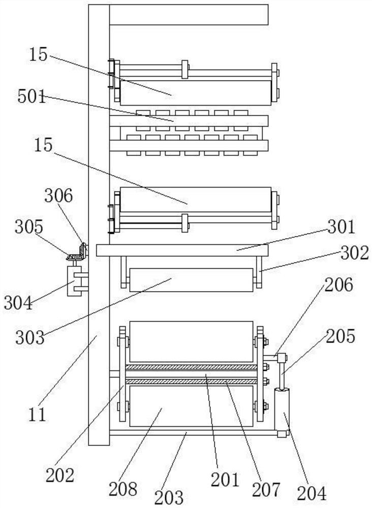 Coating device for PVDF diaphragm for lithium battery