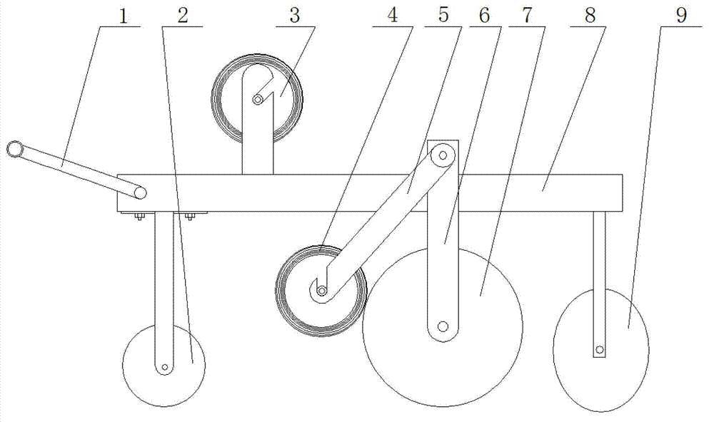 Automatic film spreading and laminating device