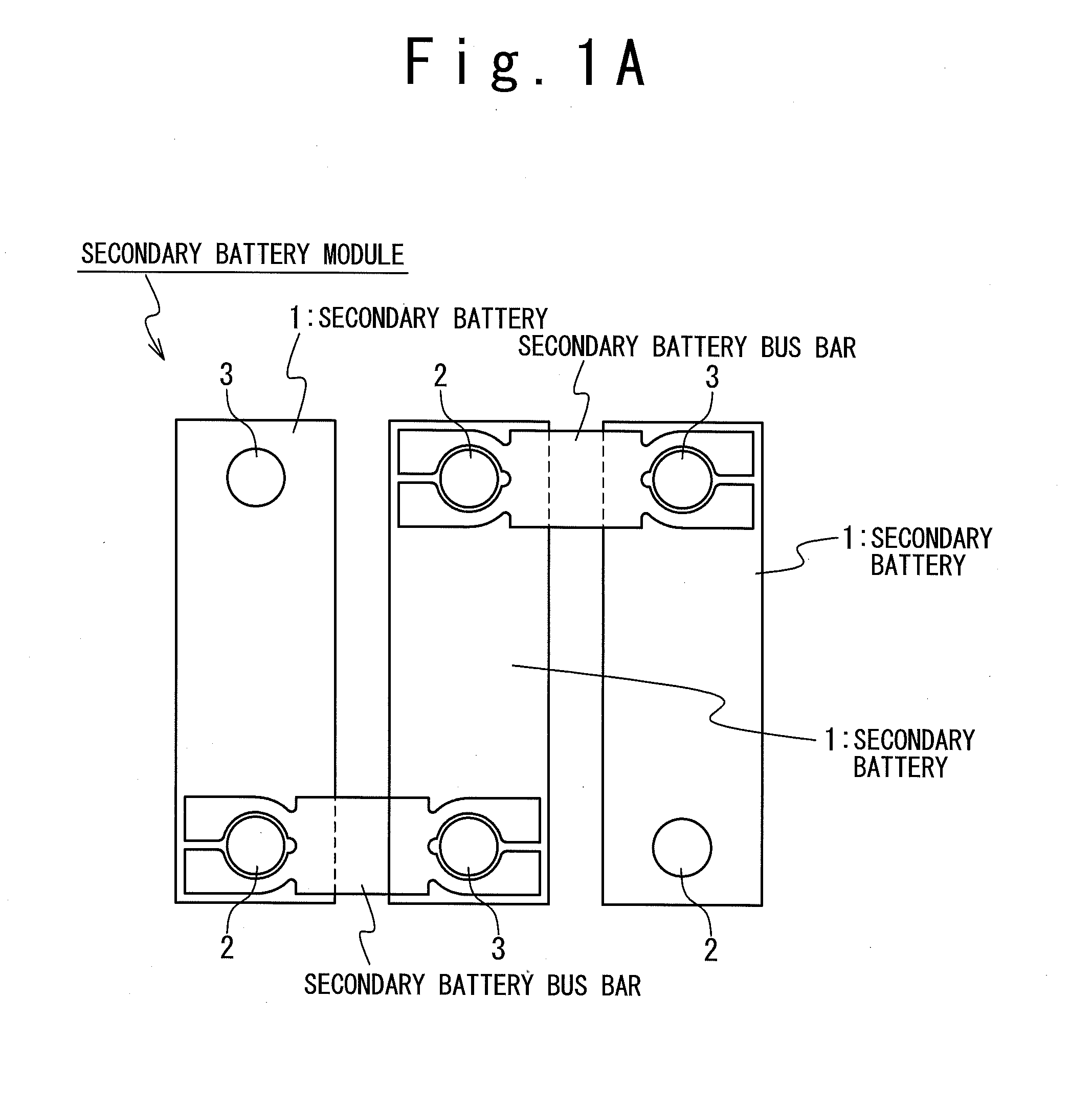 Bus bar for secondary battery and secondary battery module