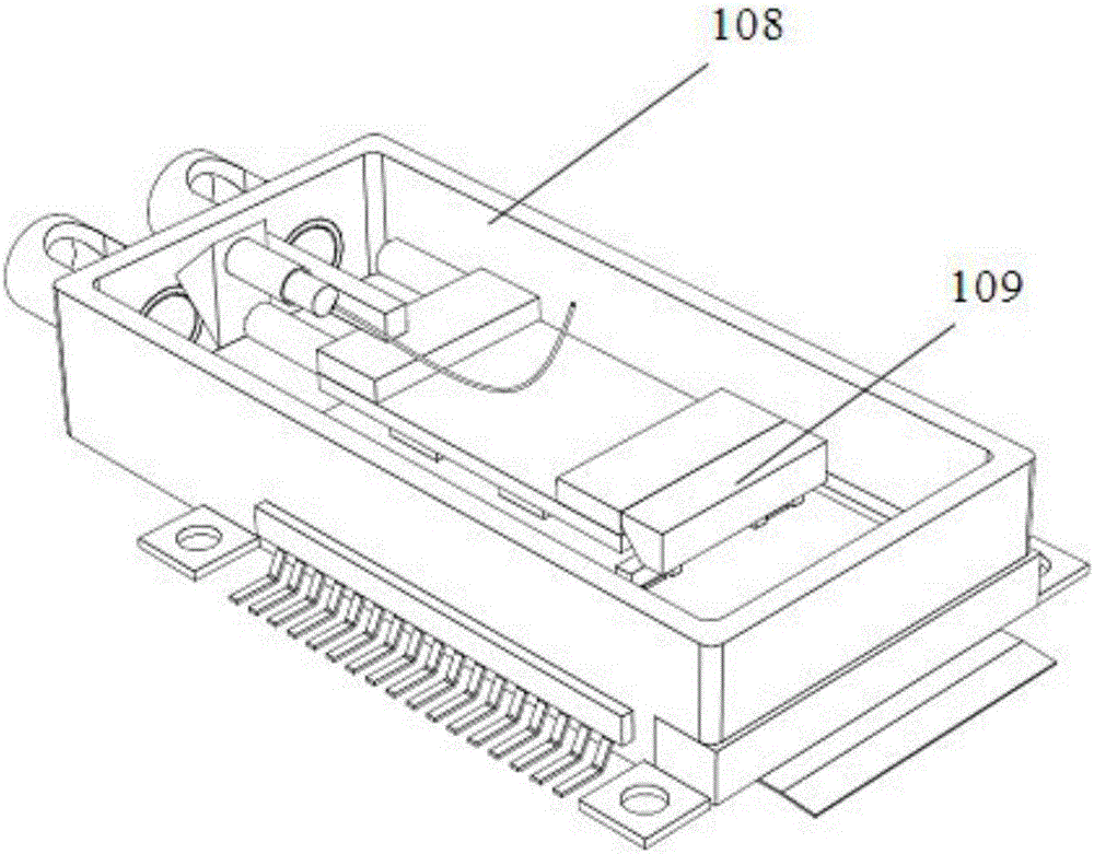 An auxiliary coupling method and auxiliary device for coupling an optical waveguide chip and a PD array