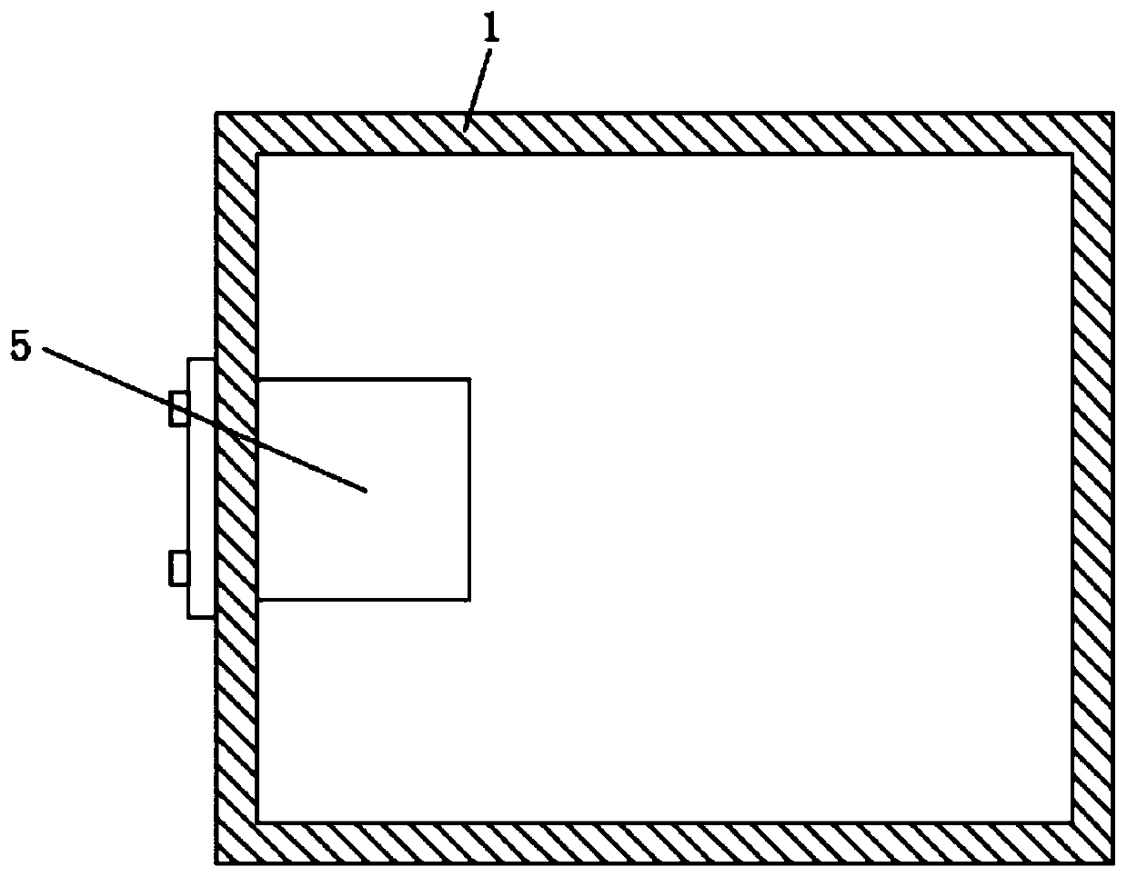 Recycling processing device for electroplating wastewater