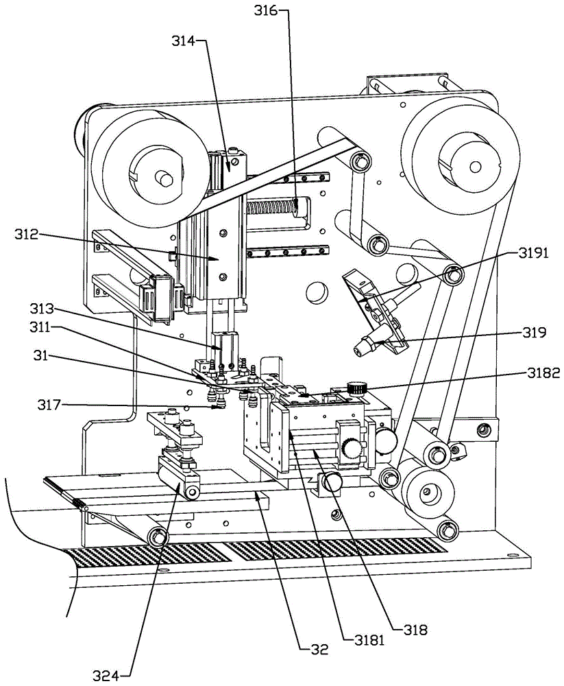 Lining machine for mobile phone polarizer with reliable alignment