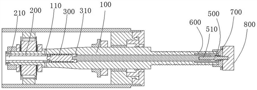 Piston rod assembly of shock absorber