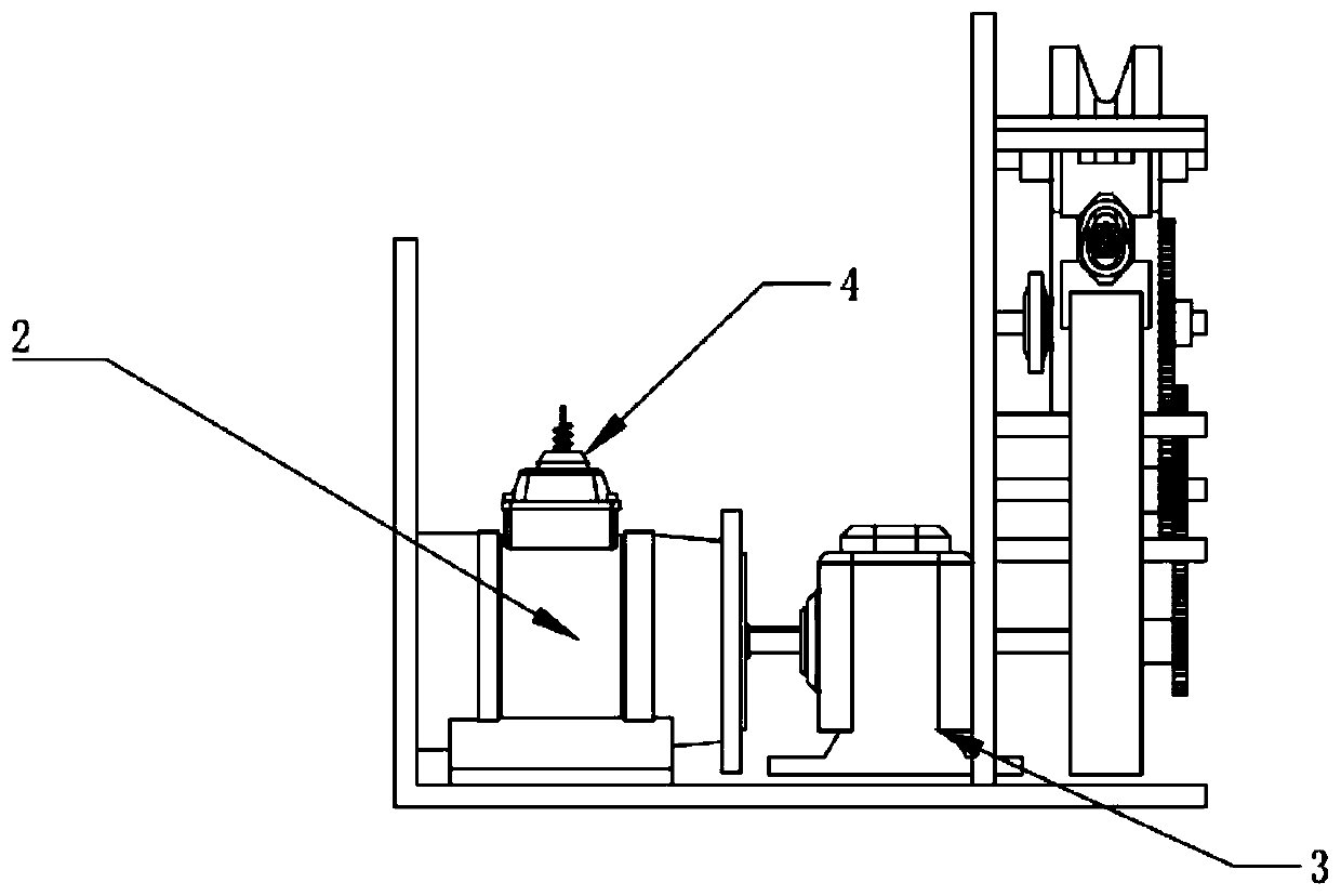 An overhead ground wire repair device