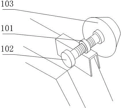 Aluminium strip enwinding device