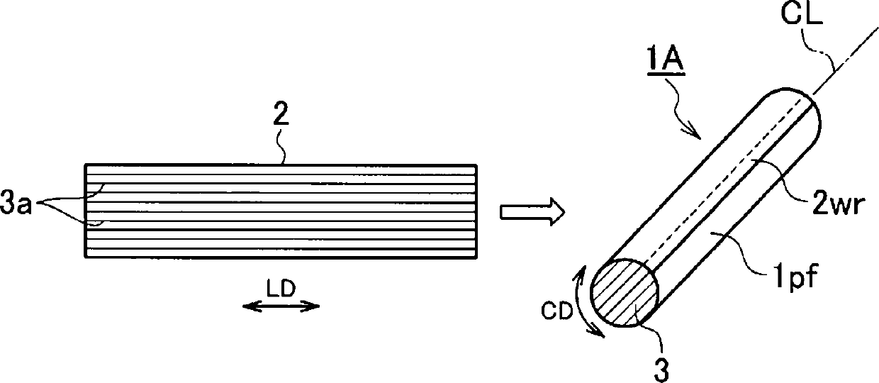 Paper tube and flavor-suctioning tool using same