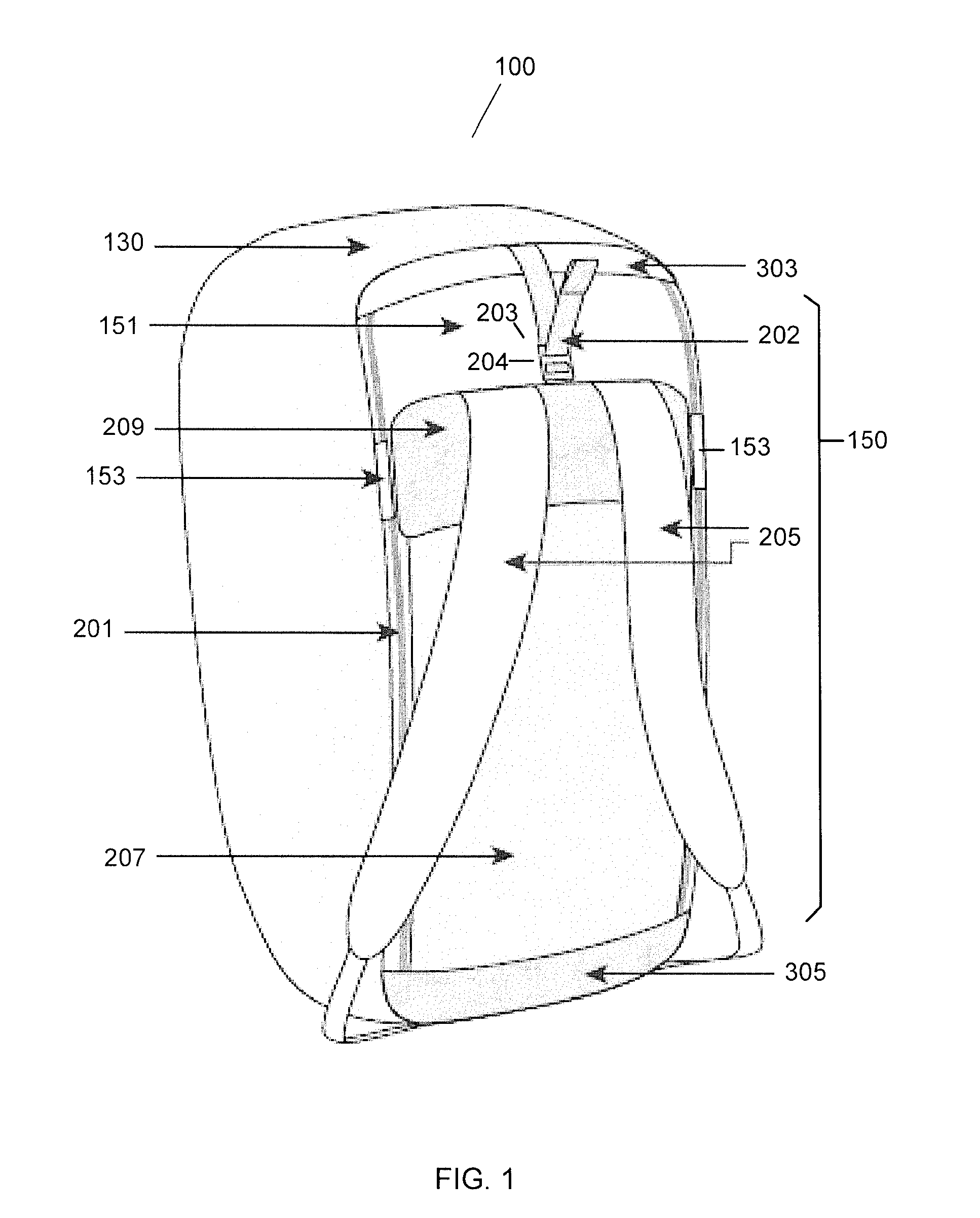 Variable suspension system for backpacks