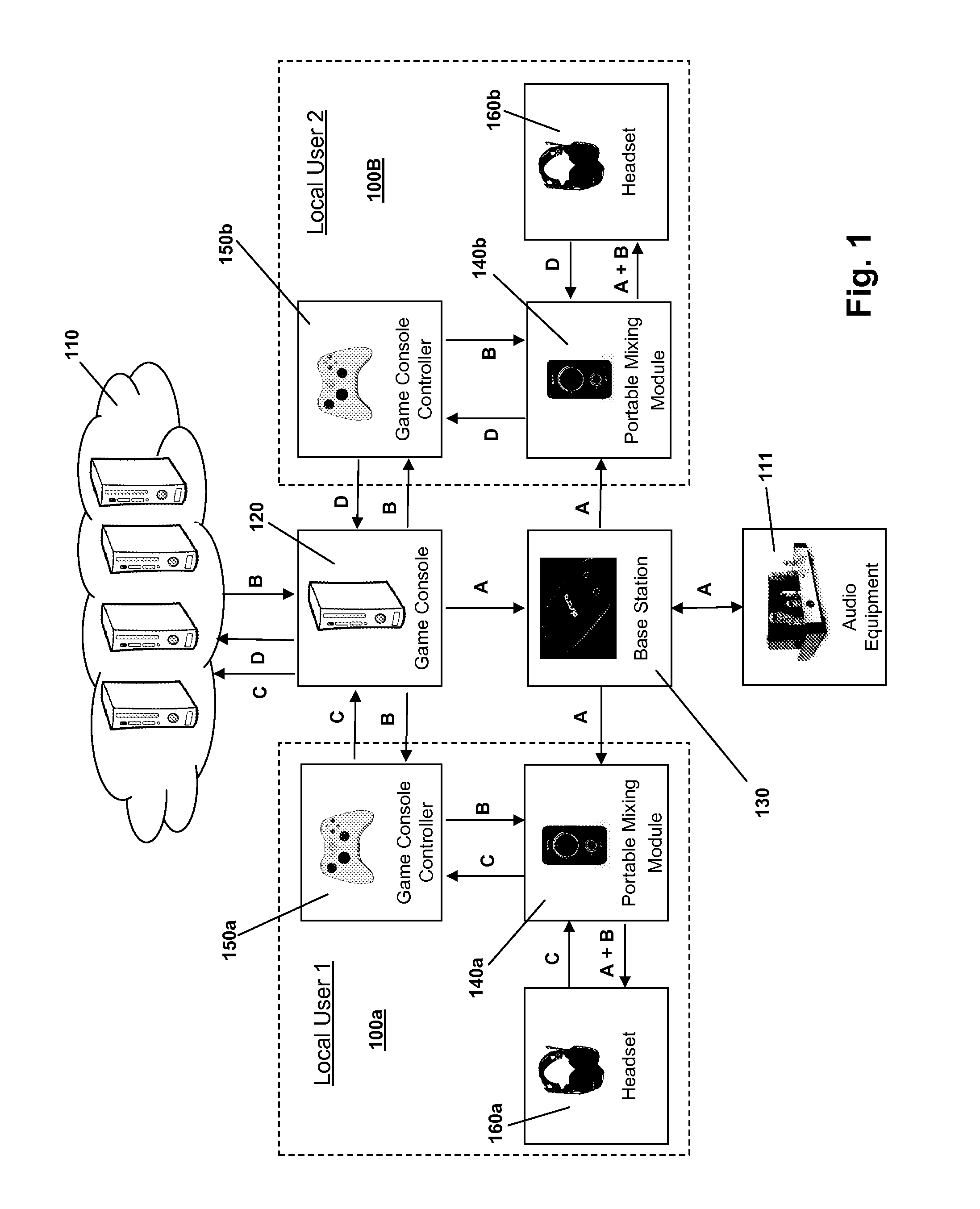 Wireless Game/Audio System and Method