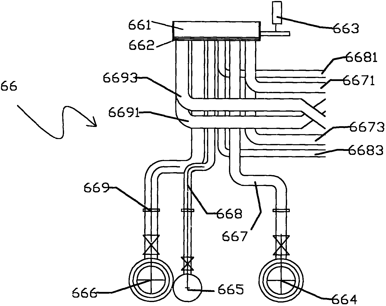 Method for active coke regeneration through hot exhaust gas obtained by purification and combustion of coke oven raw gas in coal gangue pyrolysis gasification