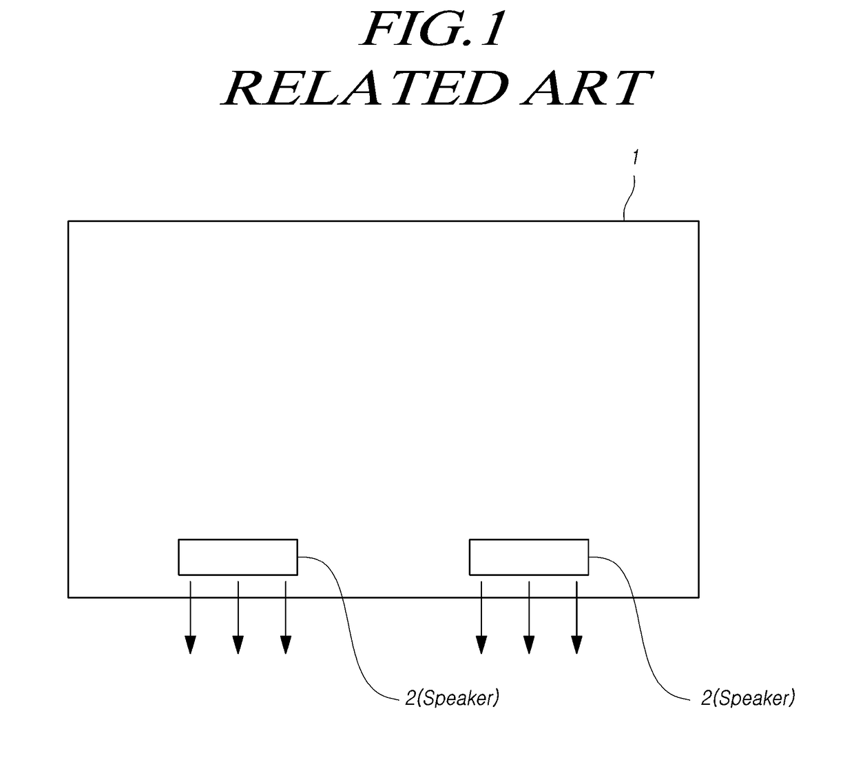 Panel vibration type sound generating display device