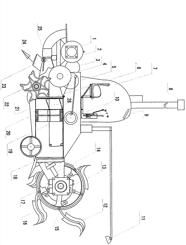 Underwater robot capable of diving in seabed to perform dredging