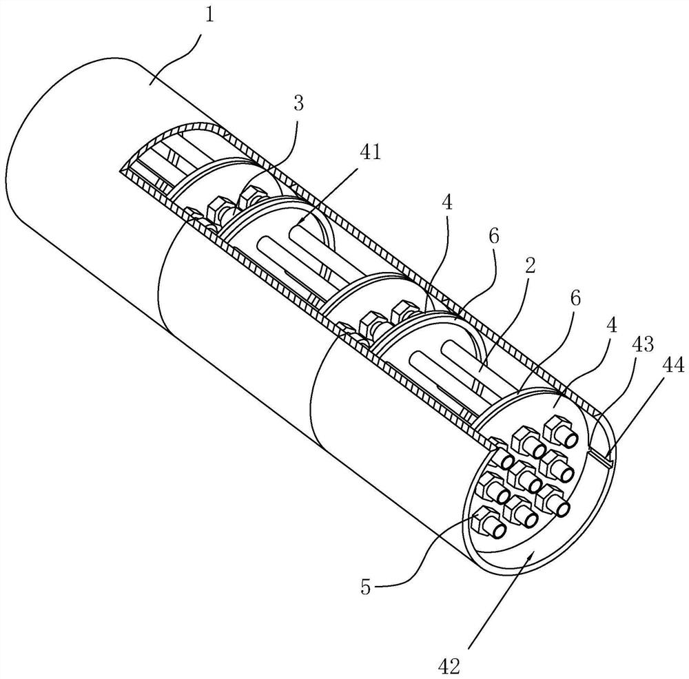 Electric power engineering pipeline and construction method thereof