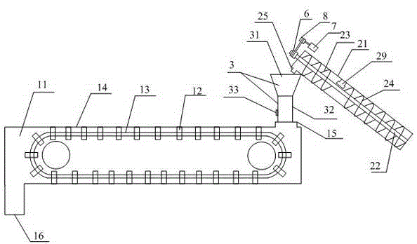 Anti-blocking rapeseed conveying system