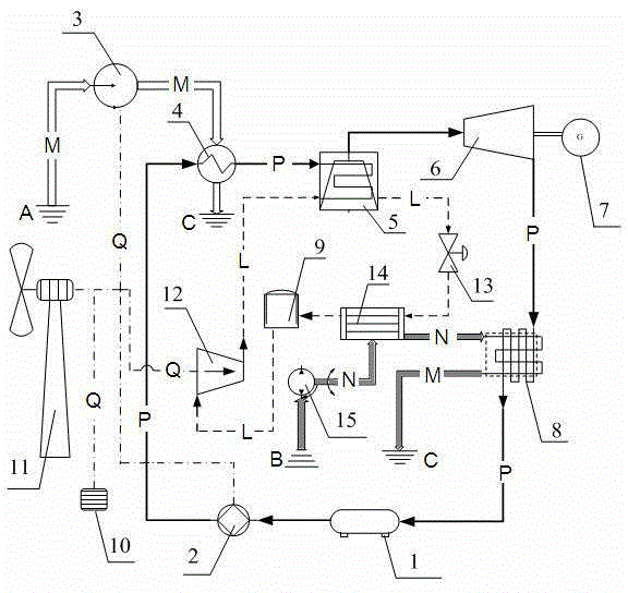 Method and device for utilizing ocean temperature difference to generate electricity